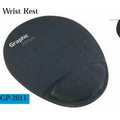 Soft-Top Mouse Pad w/ Ergo-gel Wrist Rest - Screen Print